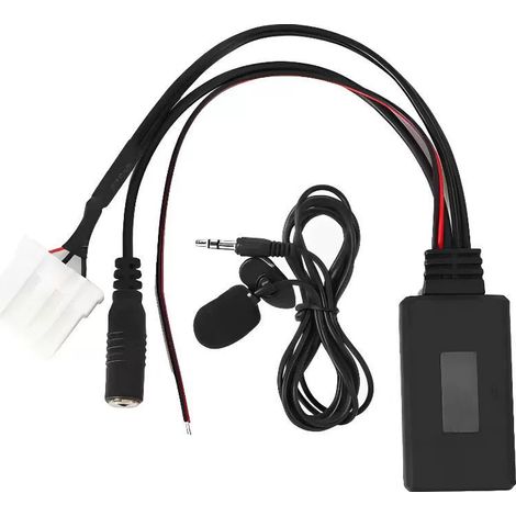 Lntyq Cble Adaptateur Voiture Bluetooth 5.0 Microphone Fit pour Mazda 2 3 5 6 RX8 (1/4)
