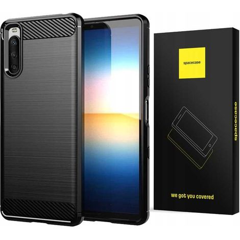 Coque Spacecase Carbon noire pour Sony Xperia 10 IV (1/5)