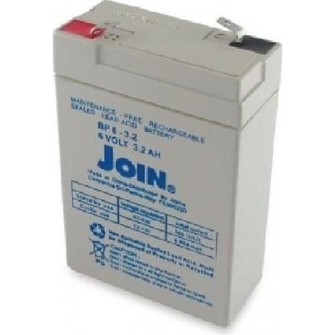Alpha elettronica batteria al piombo 6v 3,2a con fasto bp06-3,2 (1/2)