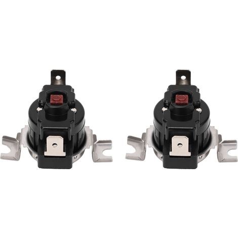 2 leistungsstarke, U-förmige manuelle Temperaturregler, 25 A, 250 V, für 130 °C Thermostat (1/5)