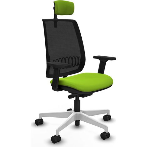 Silla de oficina piqueras y crespo Alares cuero sintético negro reposabrazos ajustables (1/2)