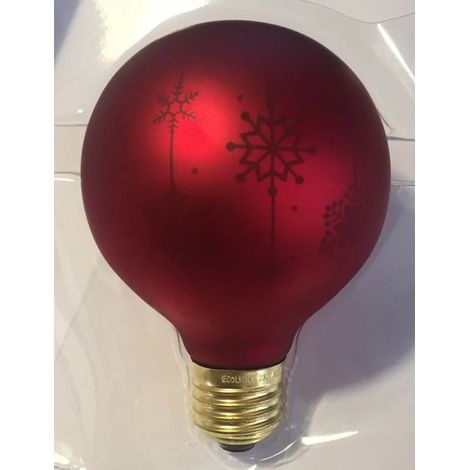Ecolicht 30080130004 Lampadina LED E27 0,5W G80 360° - Decorativa "Camoscio Rosso"
