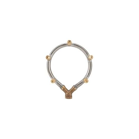 Arroseur circulaire brumisation réglable 5 têtes G1/4", pour arrosage jardin, brume fine et rafraîchissante (1/5)