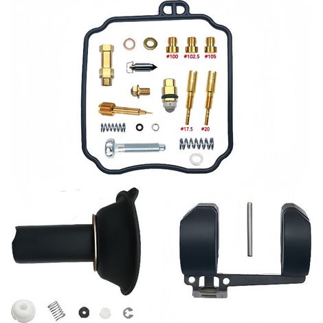 Kit de réparation et d’entretien pour carburateur compatible avec Suzuki Intruder 125 VL125 (années 2000 à 2007) – Pièces de rechange haute précision pour réglage et nettoyage-lsw