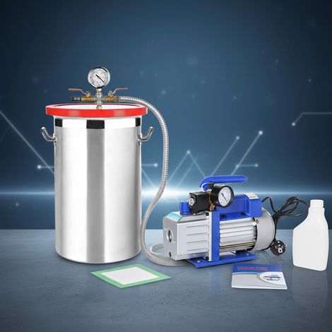 Melko Vakuumpumpe 99 l/min Vakuumkammer 27,7L  SET Klimaanlage Unterdruckpumpe 