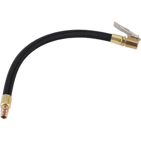 Tuyau prolongateur gonfleur pneus, adaptateur rapide valve américaine pour voiture moto vélo, embout pompe à air (1/5)