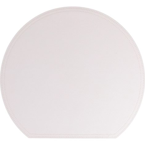 Lot de 6 Sets de Table en PVC Blanc 36,5 x 33 cm (1/3)