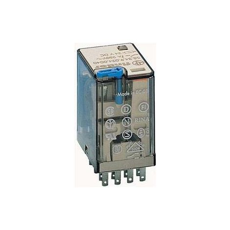 ROHS FINDER RELE 5534 24V DC 4CC 5A ENCH.+IND.MECANICO