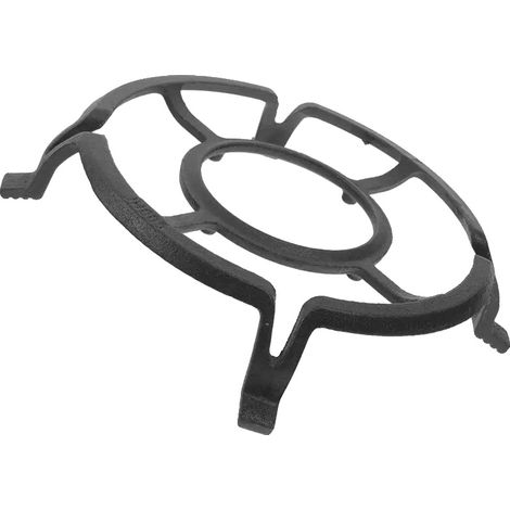 Support de Wok, Construction en Fonte, Design Antidérapant, noir (1/2)