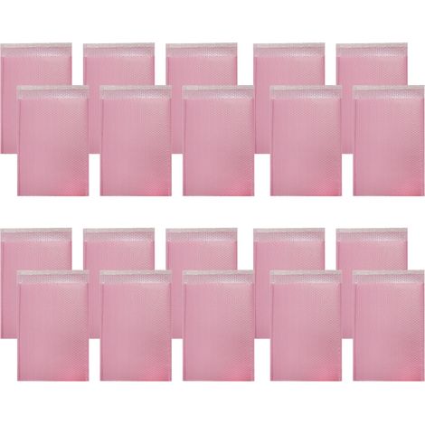 20 Enveloppes matelassées, 28x37 cm, polyéthylène bleu turquoise, fermeture adhésive, expédition vêtements (1/5)