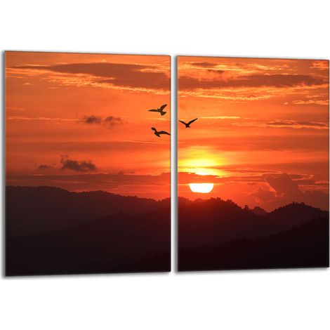 Glasschutzplatte für den Herd 2x40x52 Sun (1/5)