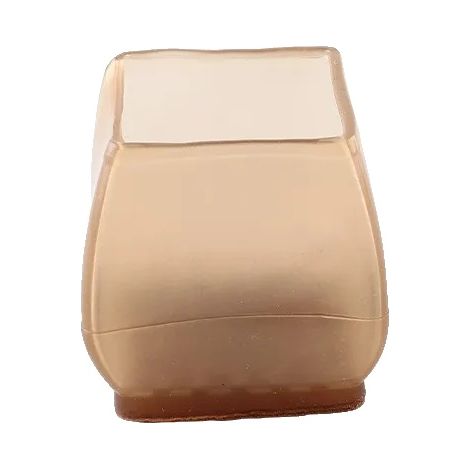 Protectores para patas de sillas, diseño antideslizante, protector de suelo, L Square-I, 16 piezas-d (1/2)