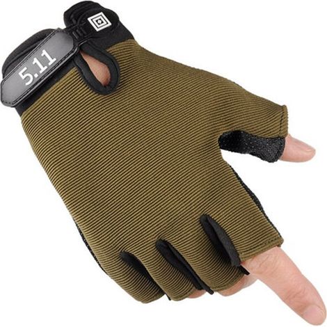 Gants d'haltérophilie avec absorbeur de chocs perméable à l'air pour l'entraînement de performance en gymnastique, haltérophilie et cyclisme. (1/5)