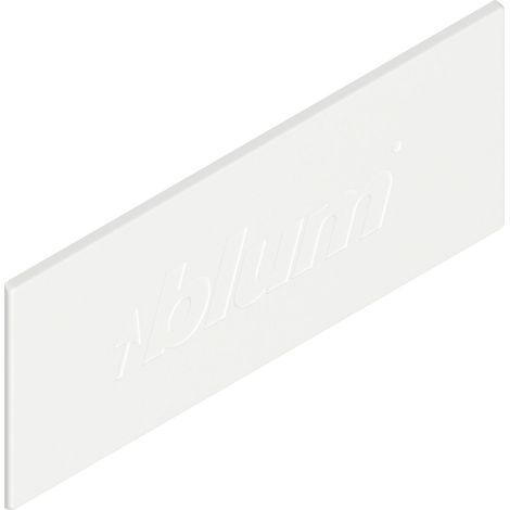 BLUM TANDEMBOX antaro Abdeckkappe Logo "blum", Kunststoff Seidenweiß