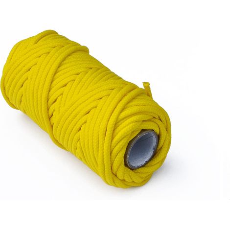 Treccia per veneziana in polipropilene Ø 3 mm. giallo 20 mt. (1/2)