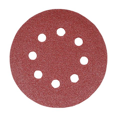 TIMCO Random Orbital Sanding Discs 120 Grit Red - 125mm