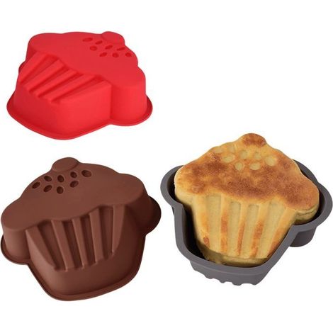 Weihnachtsbackform mit Eiscremeform, Toastform, Kuchenform und Ofenform. (1/3)