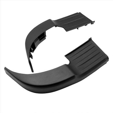 Schwarze Trittstufe für die hintere Stoßstange des Toyota Hilux Revo Rocco (2015–2019)