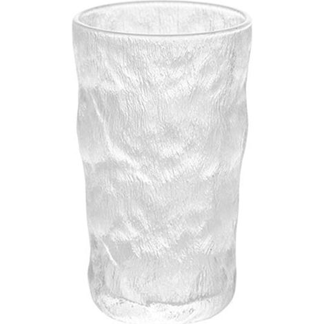 1 Verre martelé, motif glacier, résistance thermique, bord lisse, pour eau whisky vin café lait (1/5)