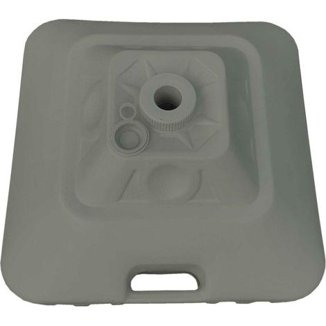 Marbueno Base pour parasol Carré Blanc 30L