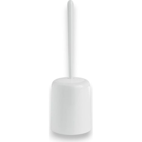 Portascopino wc 12,5x12,5x37,5 cm in resina per bagno (1/2)