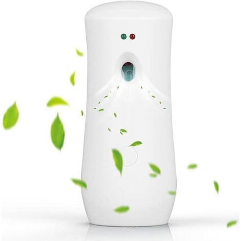 Lntyq Distributeur Automatique de Parfum, Désodorisant Maison Spray Automatique Diffuseur Automatique 3 Mode Réglable Diffuseur de Parfum Alimenté par Pile pour Chambres, Salles de Bains, Bureaux (Bla (1/4)
