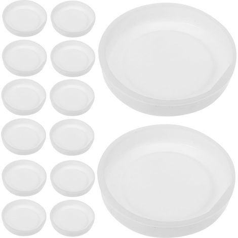 Lot de 20 bouchons protection ronds en plastique pour tubes (1/5)