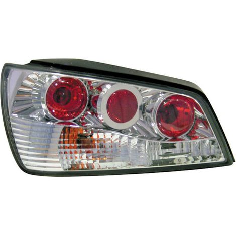 Coppia fanali posteriori - compatibile per Peugeot 306 (5/93-3/97) - Cromo