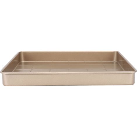 Plaque de cuisson multifonctionnelle en acier au carbone, plaque de cuisson antiadhésive, four à chauffage rapide pour pâtisserie feuilletée, Cupcakes Type 1 (1/5)