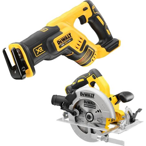 Dewalt DCS367N 18v XR Compact Brushless Reciprocating Saw & DCS570N Circular Saw (1/4)