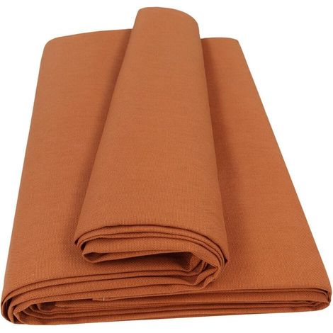 Telo Arredo Cotone Copridivano Granfoulard Copri Letto Divano Tessuto Multiuso Marrone - 170x280 cm