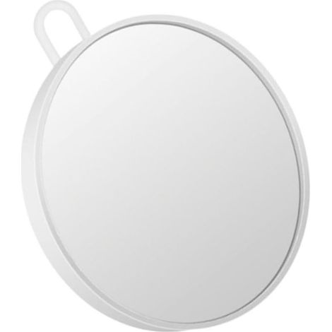 Miroir grossissant grossissant x10, outil de maquillage compact de poche, miroir rond blanc (1/5)
