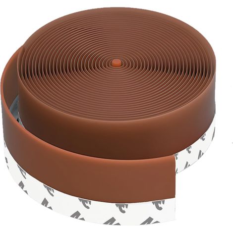 Joint fenêtre – joint fenetre isolation en silicone marron autocollant, pare-froid anti-froid, porte-fenêtre/baie, bas de porte, 45MM pour grands jeux ≤ 30MM (1/5)