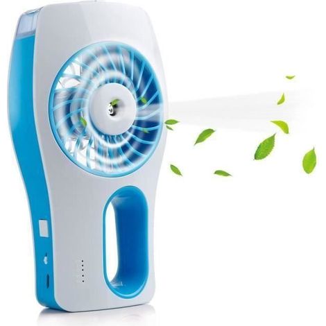 Mini ventilatore nebulizzatore portatile - ricaricabile tramite USB - fino a 7 ore di autonomia (1/4)