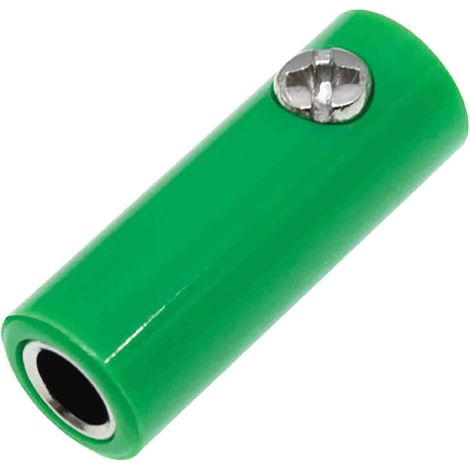 Fiche banane 4 mm RS PRO Vert Femelle 32A 30V ( Prix pour Sachet de 5 )