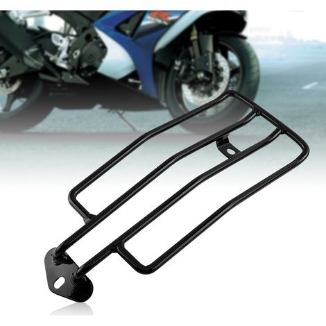 Support pour porte-bagages arrière de selle solo moto, compatible XL883/1200, couleur noire (1/5)