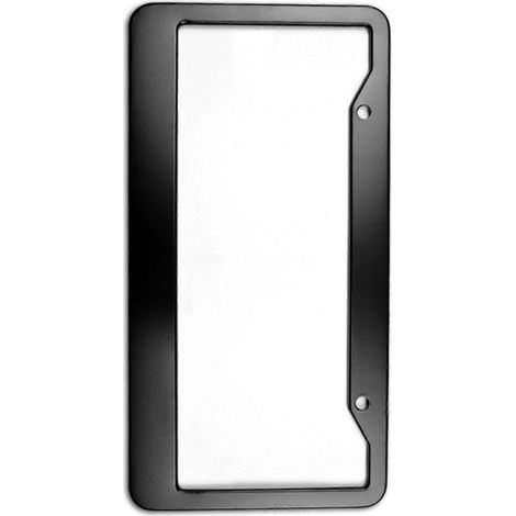 Support de plaque d'immatriculation en alliage d'aluminium à 2 trous, 12,2 x 6,29 x 1,18 pouces, pour véhicules américains