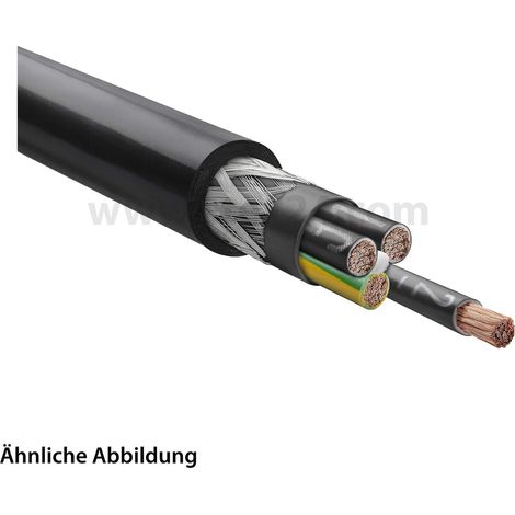 Stexoflex 1000 Black CY 4G0,75mm² 0,6/1kV AD 9,9mm Nennspannung Uo/U 600V/1000V - 1 Meter