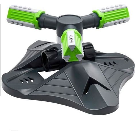 360° rotating sprinkler with 3 arms – ideal for large-area irrigation, featuring quick, leak-proof connections for plants.