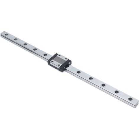 Glissière linéaire MGN12 300mm, bloc coulissant en acier, chariot de guidage pour CNC, rail de précision, outillage machine 3D, coulisseau 12mm (1/5)