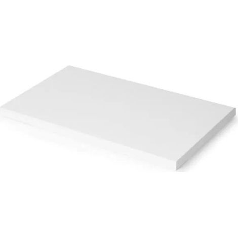 Emuca tablero de mesa blanco y roble 90x50 cm (1/3)