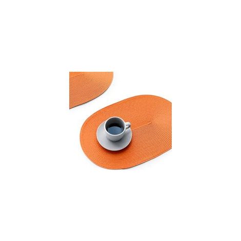 Lot de 4 chaussettes ovales orange individuelles en PP — (1/5)