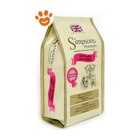 Simpsons Adult Sensitive Salmone e Patate - Simpsons Adult Sensitive Salmone e Patate - Sacco Da 12 Kg