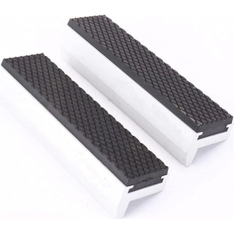 2Pcs mâchoires de protection d'étau, accessoires de mâchoires extra souples pour étau rotatif avec largeur de mâchoire de serrage, Mordazas protectoras de aluminio pour étau de machine 125 mm (1/5)