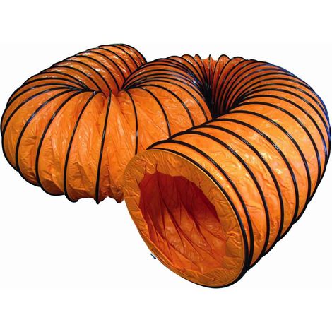 Mw Tools – Tuyau d'extraction flexible 500mm – Longueur 10m en nylon non inflammable – Concentration flux d'air – MV500SL (1/6)