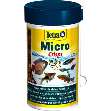Micro crips aliment complet pour petit poisson tropicaux 39g/100ml - Tetra