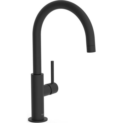 GRIFO MONOMANDO ALTO CON MANETA LATERAL PARA LAVABO (1/2)