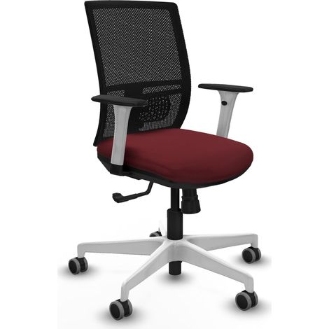 Sedia da ufficio piqueras y crespo Yunquera rosso similpelle (1/2)
