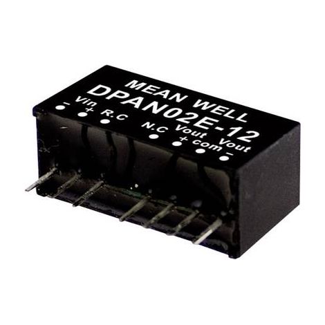 Mean Well DPAN02A-15 Modulo convertitore DC / DC 67 mA 2 W Num. uscite: 2 x Contenuto 1 pz.