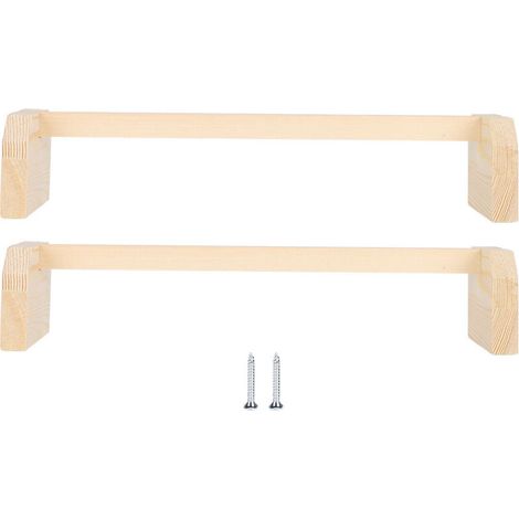 Perchoirs en bois de poulet, 2 pièces grand support d'oiseau en bois formation poules barre de perroquet pour perroquets coop (1/5)